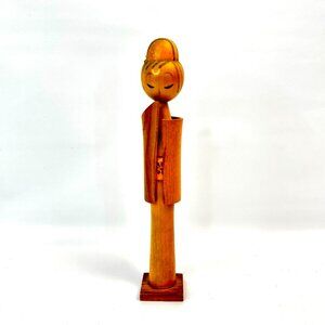 Handmade Vtg Original Japanese Kokeshi Doll by Sekiguchi Toshio